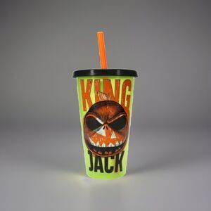 🔥Zak! The Nightmare Before Christmas Tumbler With Lid & Straw 25oz BNWT🔥